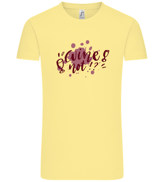 Wine Not Design - Comfort Unisex T-Shirt_AMARELO CLARO_front