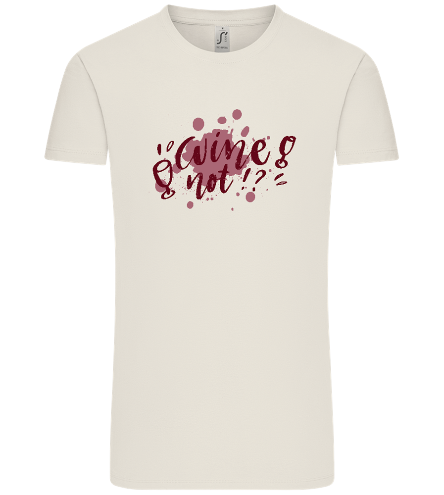 Wine Not Design - Comfort Unisex T-Shirt_ECRU_front