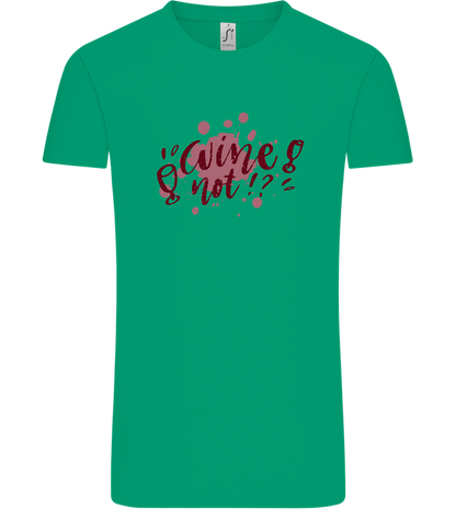 Wine Not Design - Comfort Unisex T-Shirt_SPRING GREEN_front