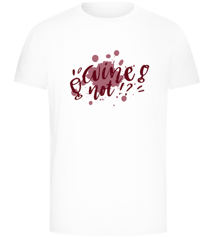 Wine Not Design - Comfort Unisex T-Shirt_WHITE_front