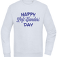 Happy Left Handers Day Design - Comfort Essential Unisex Sweater_CREAMY BLUE_front