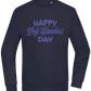 Happy Left Handers Day Design - Comfort Essential Unisex Sweater_FRENCH NAVY_front