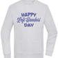 Happy Left Handers Day Design - Comfort Essential Unisex Sweater_ORION GREY II_front