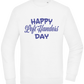 Happy Left Handers Day Design - Comfort Essential Unisex Sweater_WHITE_front