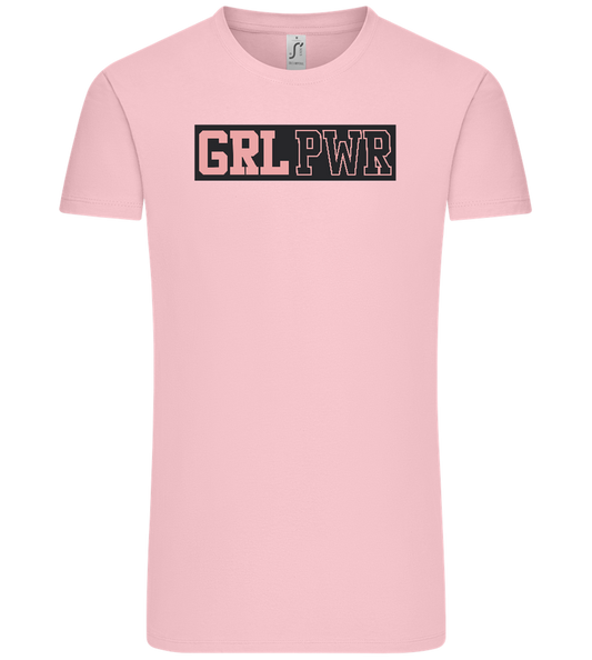 Girl Power 3 Design - Comfort Unisex T-Shirt_CANDY PINK_front