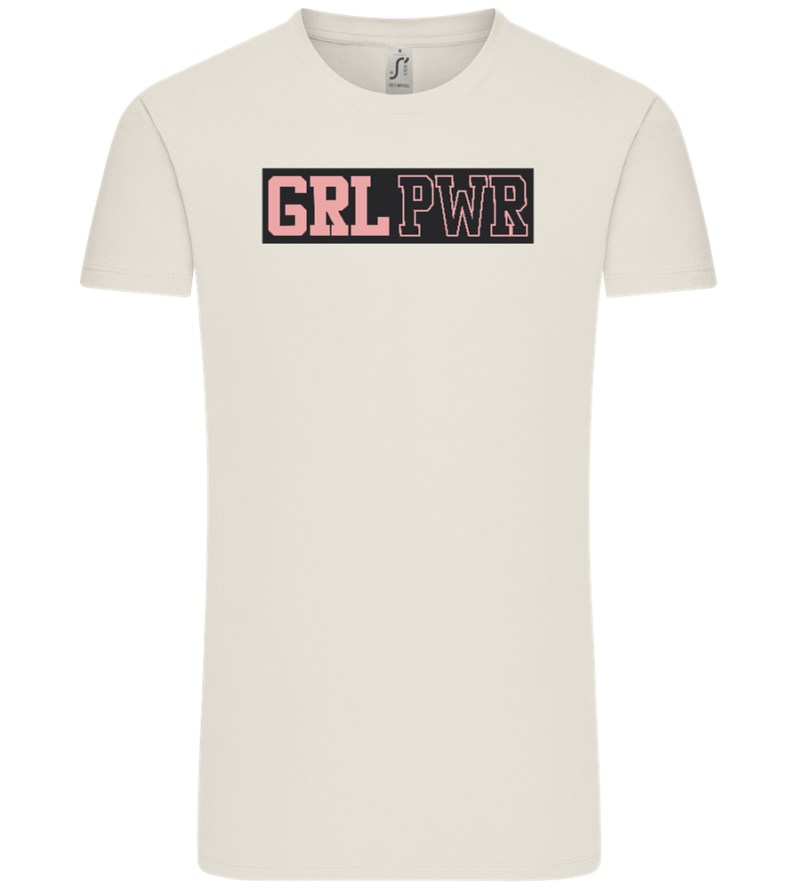 Girl Power 3 Design - Comfort Unisex T-Shirt_ECRU_front