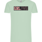 Girl Power 3 Design - Comfort Unisex T-Shirt_ICE GREEN_front