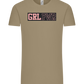 Girl Power 3 Design - Comfort Unisex T-Shirt_KHAKI_front