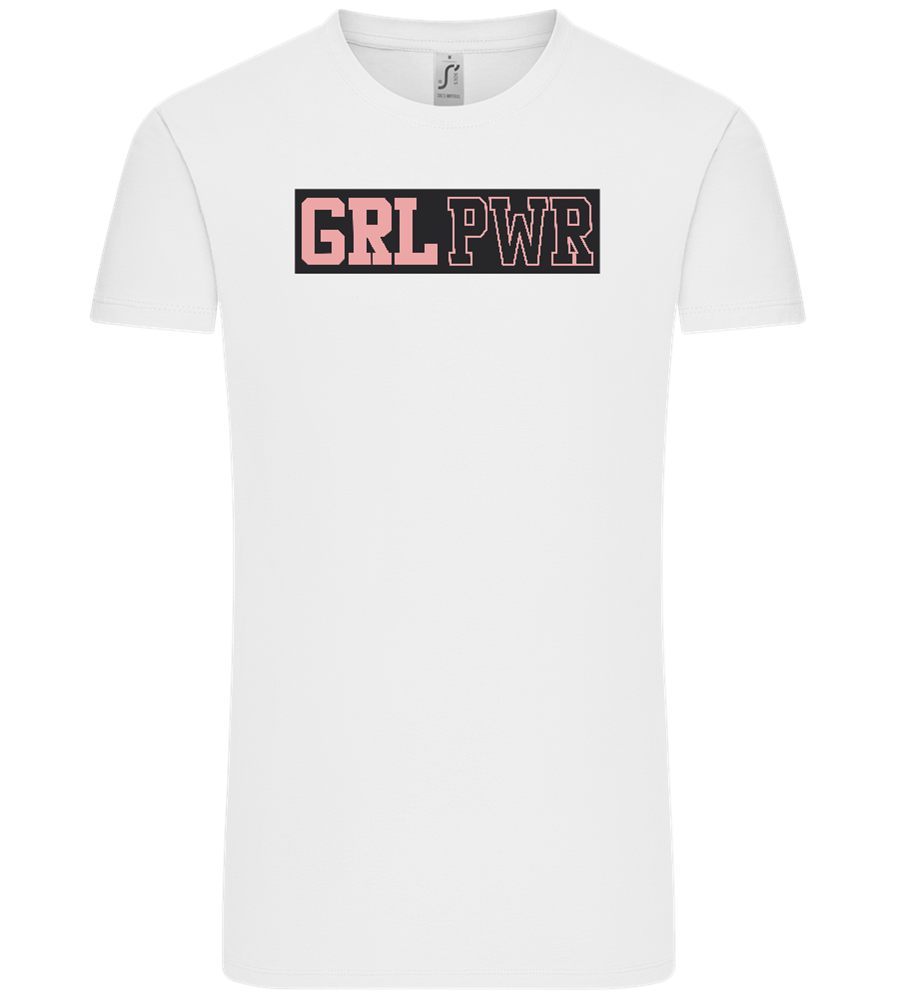 Girl Power 3 Design - Comfort Unisex T-Shirt_WHITE_front