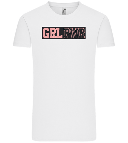 Girl Power 3 Design - Comfort Unisex T-Shirt_WHITE_front