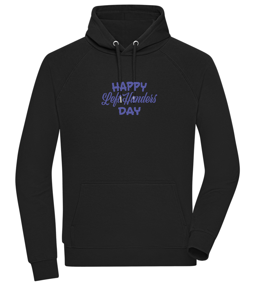 Happy Left Handers Day Design - Comfort unisex hoodie_BLACK_front