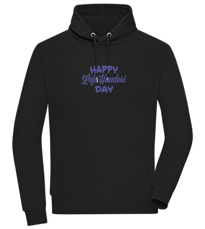 Happy Left Handers Day Design - Comfort unisex hoodie_BLACK_front