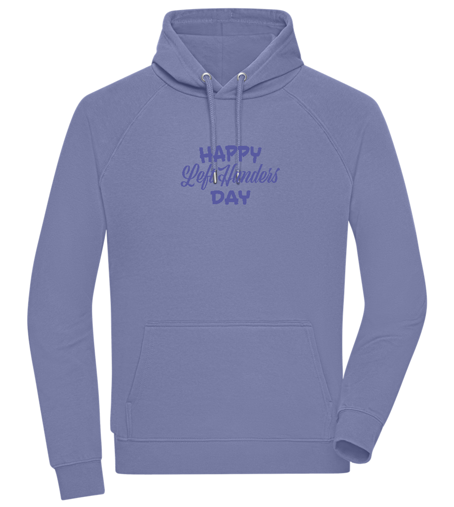 Happy Left Handers Day Design - Comfort unisex hoodie_BLUE_front