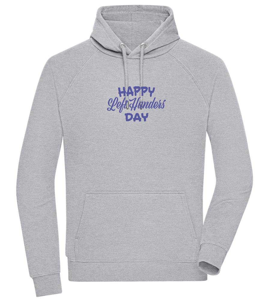 Happy Left Handers Day Design - Comfort unisex hoodie_ORION GREY II_front