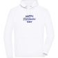 Happy Left Handers Day Design - Comfort unisex hoodie_WHITE_front