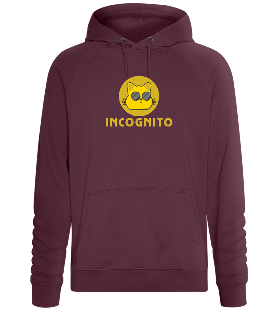 Incognito Design - Comfort unisex hoodie_BORDEAUX_front