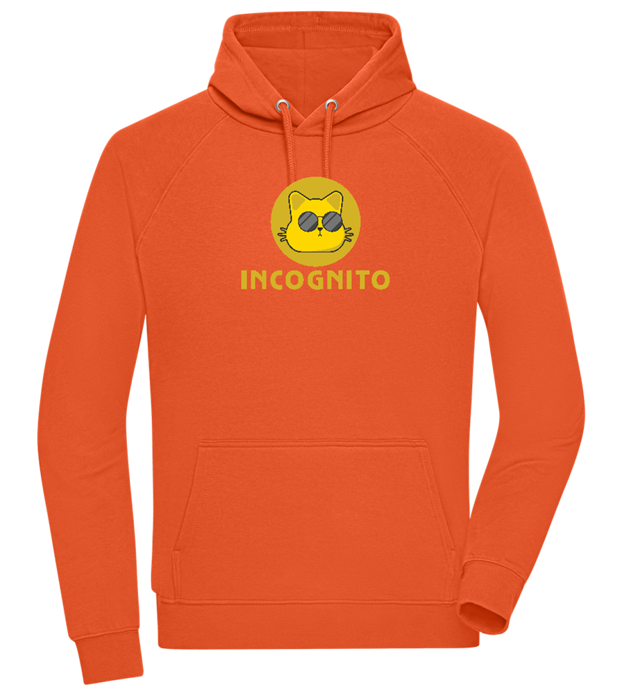 Incognito Design - Comfort unisex hoodie_BURNT ORANGE_front