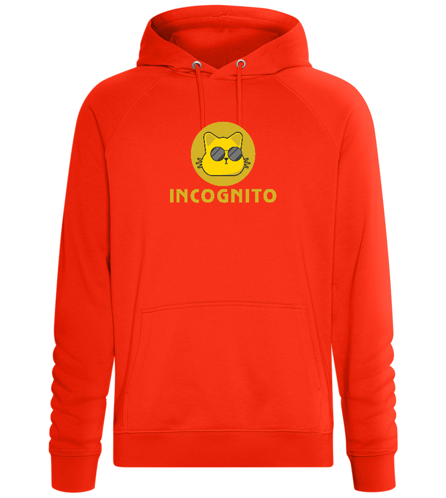 Incognito Design - Comfort unisex hoodie_BURNT ORANGE_front