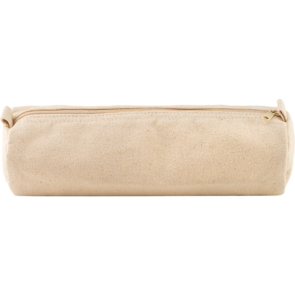 Cotton Pencil Case_BEIGE_front