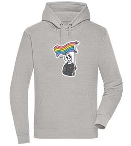 Rainbow Flag Skull Design - Premium unisex hoodie