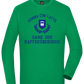 Kaffeeüberdosis Design - Comfort men's long sleeve t-shirt_MEADOW GREEN_front