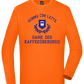 Kaffeeüberdosis Design - Comfort men's long sleeve t-shirt_ORANGE_front