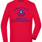 Kaffeeüberdosis Design - Comfort men's long sleeve t-shirt_RED_front