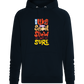 Slow but Sure Design - Comfort unisex hoodie_BLACK_front