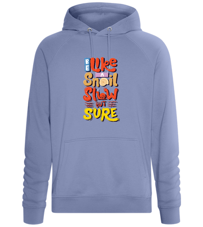 Slow but Sure Design - Comfort unisex hoodie_BLUE_front