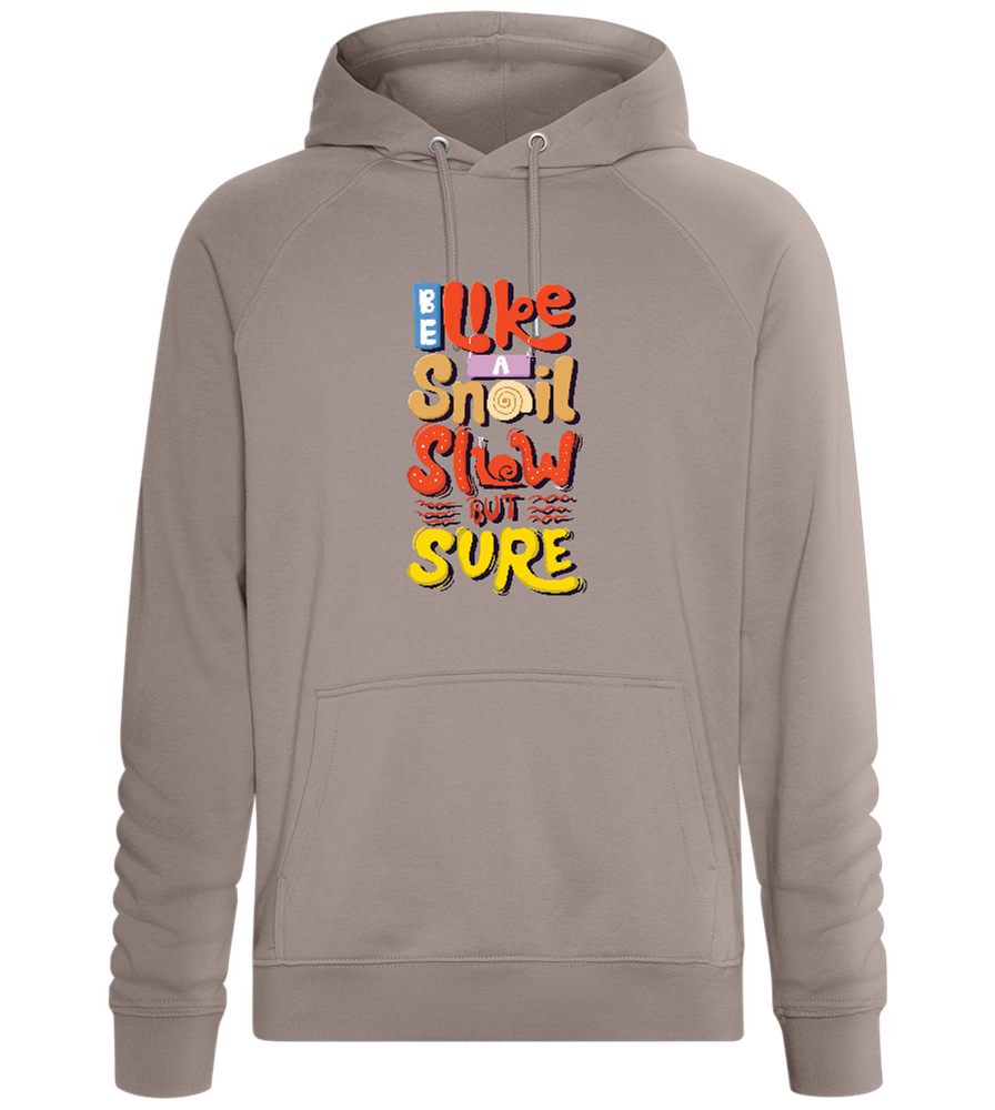 Slow but Sure Design - Comfort unisex hoodie_CHARCOAL CHIN_front