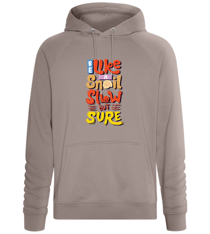 Slow but Sure Design - Comfort unisex hoodie_CHARCOAL CHIN_front