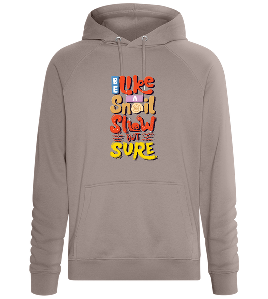 Slow but Sure Design - Comfort unisex hoodie_CHARCOAL CHIN_front