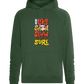 Slow but Sure Design - Comfort unisex hoodie_GREEN BOTTLE_front