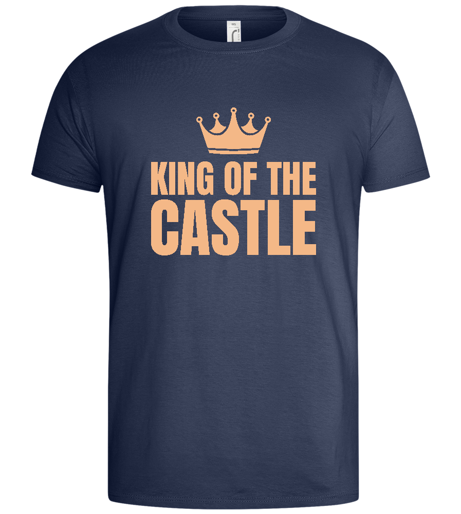 The Mighty King Design - Basic men's t-shirt_DENIM_front