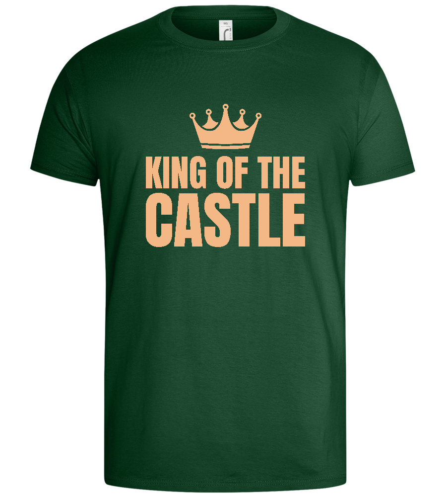 The Mighty King Design - Basic men's t-shirt_GREEN BOTTLE_front