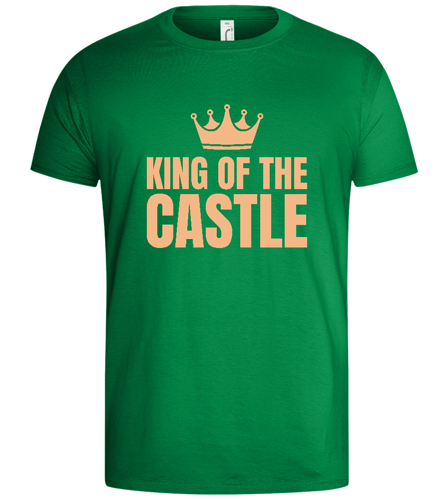 The Mighty King Design - Basic men's t-shirt_MEADOW GREEN_front