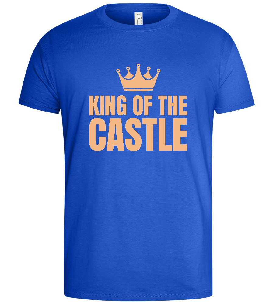 The Mighty King Design - Basic men's t-shirt_ROYAL_front