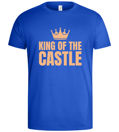 The Mighty King Design - Basic men's t-shirt_ROYAL_front