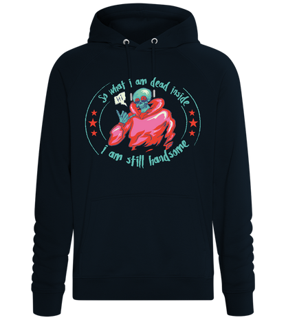 Still Handsome Design - Comfort unisex hoodie_BLACK_front