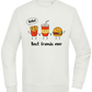 Best Friends Ever Food Design - Comfort Essential Unisex Sweater_CREAMY GREEN_front