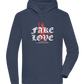 Fake Love Design - Premium unisex hoodie_DENIM CHINA_front