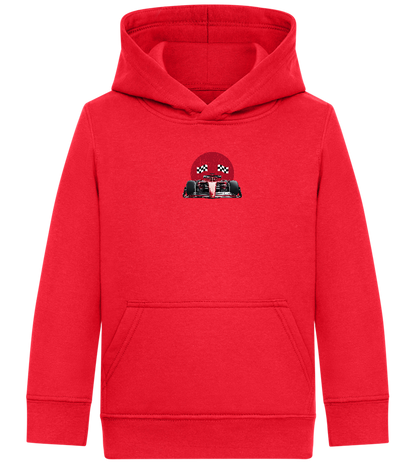 Speed Demon Design - Comfort Kids Hoodie_BRIGHT RED_front