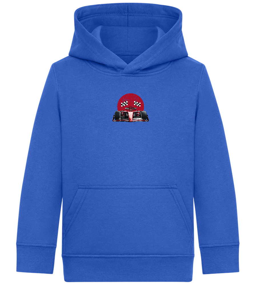 Speed Demon Design - Comfort Kids Hoodie_ROYAL_front