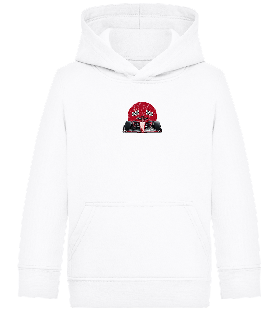 Speed Demon Design - Comfort Kids Hoodie_WHITE_front