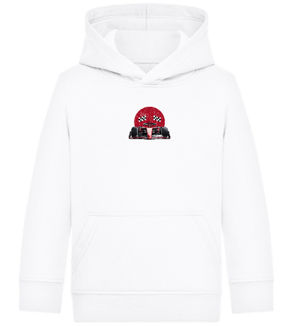 Speed Demon Design - Comfort Kids Hoodie_WHITE_front