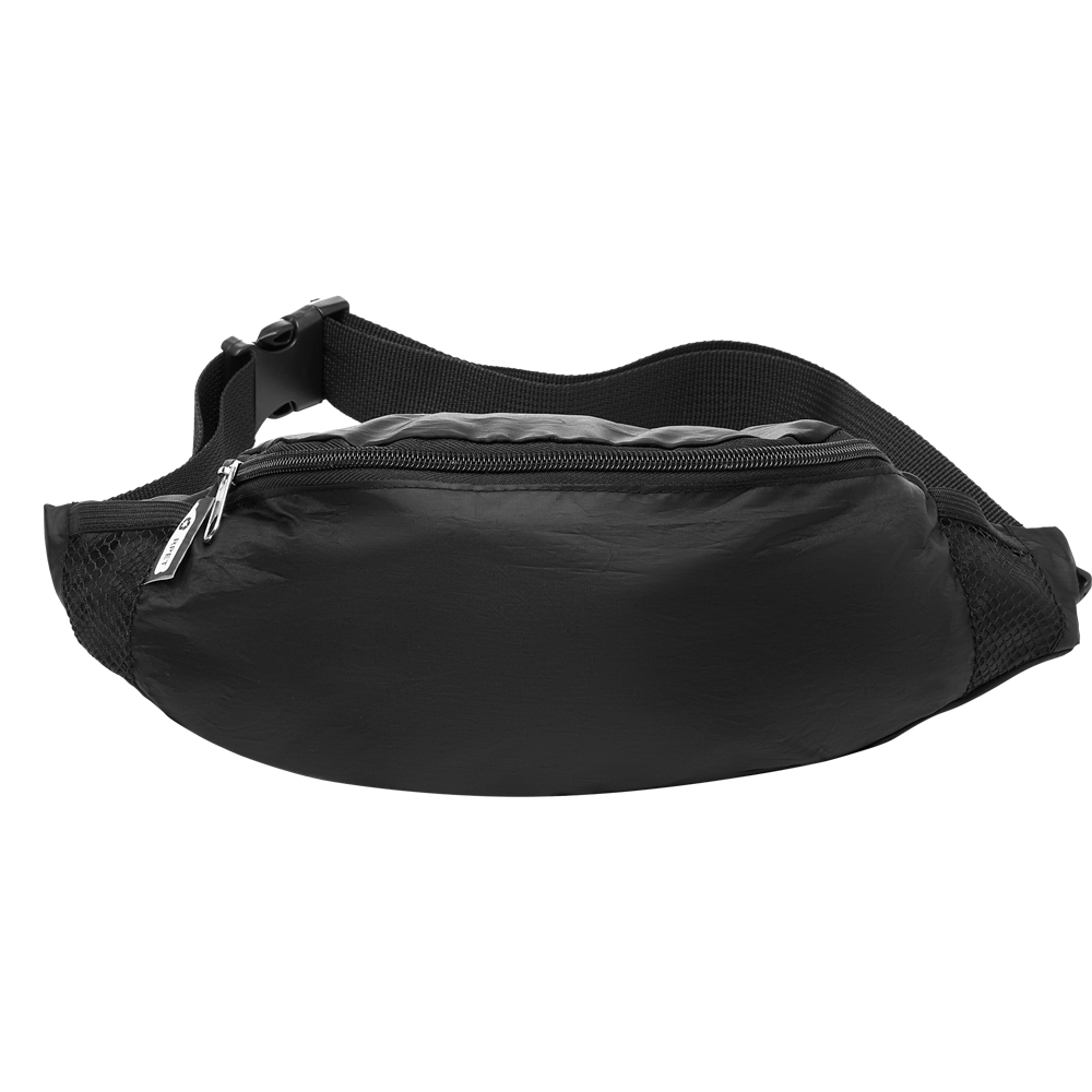 210D RPET Fanny Bag_BLACK_front