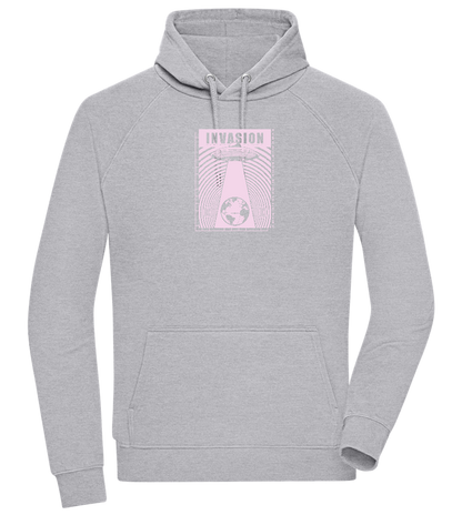 Invasion Ufo Design - Comfort unisex hoodie_ORION GREY II_front