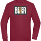 Beer Best Friend Design - Comfort Essential Unisex Sweater_BORDEAUX_front