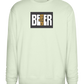 Beer Best Friend Design - Comfort Essential Unisex Sweater_CREAMY GREEN_front