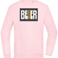 Beer Best Friend Design - Comfort Essential Unisex Sweater_LIGHT PEACH ROSE_front